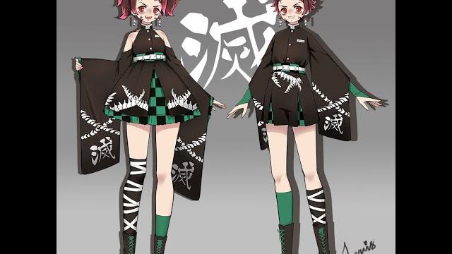 Tanjiro lolita cosplay Tanjiro lolita cosplay