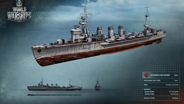 World of warships - kitakami class cruiser World of warships - kitakami class cruiser