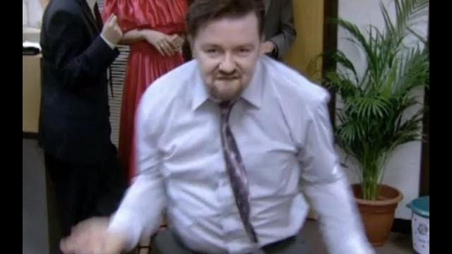 The david brent dance - the office - bbc The david brent dance - the office - bbc