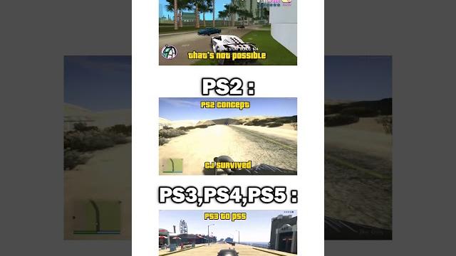 Gta v ps1 vs ps2 vs ps3 vs ps4 vs ps5 #pcbuild #pc #pcgaming #gamingpc #gpu #graphics #graphicscard Gta v ps1 vs ps2 vs ps3 vs ps4 vs ps5 #pcbuild #pc #pcgaming #gamingpc #gpu #graphics #graphicscard