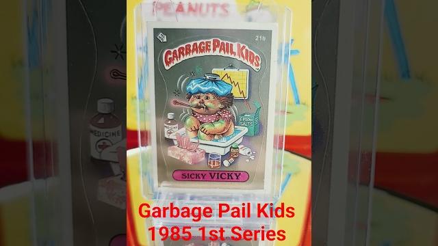 Garbage pail kids "sicky vicky" 1985 1st series #80skids #80smusic #80stoys #actionfigures Garbage pail kids "sicky vicky" 1985 1st series #80skids #80smusic #80stoys #actionfigures