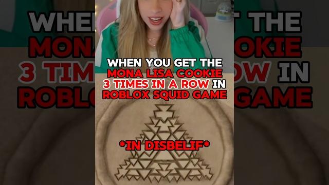 I got the “mona lisa” cookie 3 times in roblox “squid game!” I got the “mona lisa” cookie 3 times in roblox “squid game!”