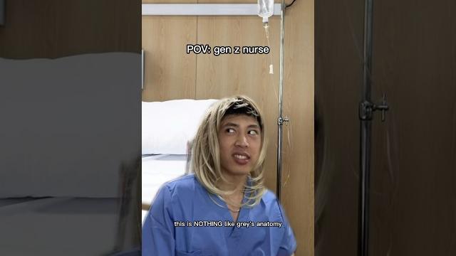 Me as a nurse #genz #shorts #comedy Me as a nurse #genz #shorts #comedy