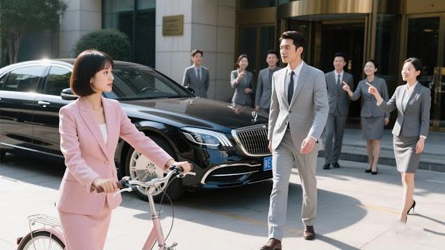 A girl rides a shared bike to work and is mocked, only for everyone to discover she’s ceo’s wife! A girl rides a shared bike to work and is mocked, only for everyone to discover she’s ceo’s wife!
