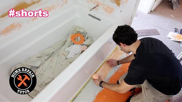 Bathroom floor waterproofing tips - #shorts Bathroom floor waterproofing tips - #shorts