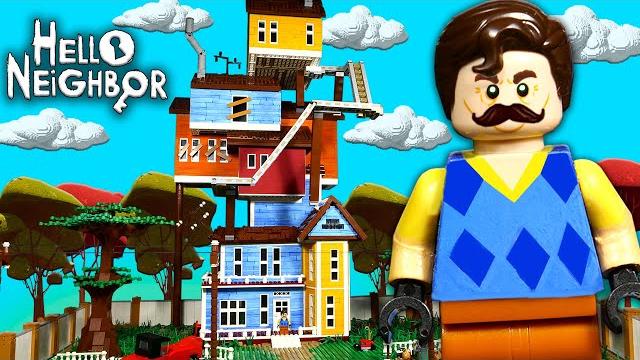 Lego самоделка дом соседа из 5000 деталей / hello neighbor moc Lego самоделка дом соседа из 5000 деталей / hello neighbor moc