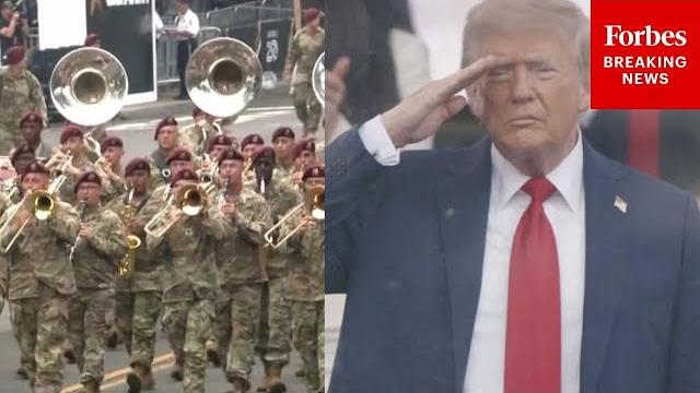 Full parade: president trump holds military parade for the u.s. army's 250th birthday in d.c. Full parade: president trump holds military parade for the u.s. army's 250th birthday in d.c.
