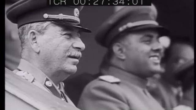 Enver hoxha dhe stalini ne moske, 1947 Enver hoxha dhe stalini ne moske, 1947