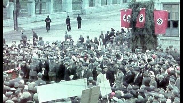 Киев. 19 сентября 1941 г. гитлеровцы входят в киев. съемка немецких операторов. архивная хроника Киев. 19 сентября 1941 г. гитлеровцы входят в киев. съемка немецких операторов. архивная хроника