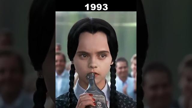 Evolution of wednesday (the addams family movies) Evolution of wednesday (the addams family movies)
