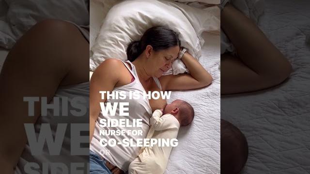 This is how we sidelie nurse for closleeping, night-nursing, and early-morning nursing This is how we sidelie nurse for closleeping, night-nursing, and early-morning nursing