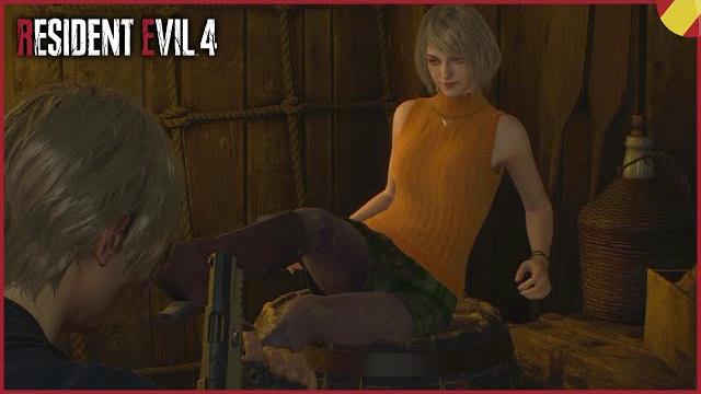 Ashley liga con leon | resident evil 4 remake en español Ashley liga con leon | resident evil 4 remake en español