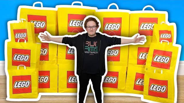 I built 100 lego sets! I built 100 lego sets!