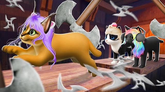 Котики стали ниндзя! roblox kitten game Котики стали ниндзя! roblox kitten game