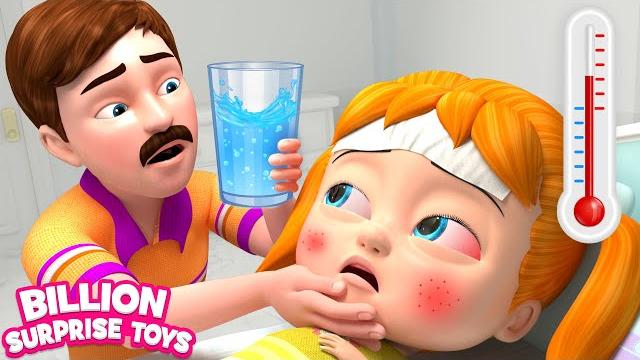 Baby fever care - billionsurprisetoys nursery rhymes, kids songs Baby fever care - billionsurprisetoys nursery rhymes, kids songs
