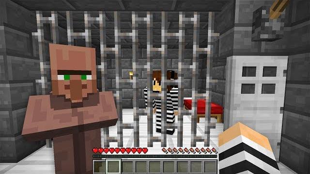 Жители посадили меня в тюрьму в майнкрафт | компот minecraft Жители посадили меня в тюрьму в майнкрафт | компот minecraft