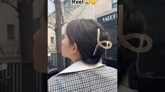 Reel vs reality #hair #hack #hairstyle #hairstylinghacks #trending Reel vs reality #hair #hack #hairstyle #hairstylinghacks #trending
