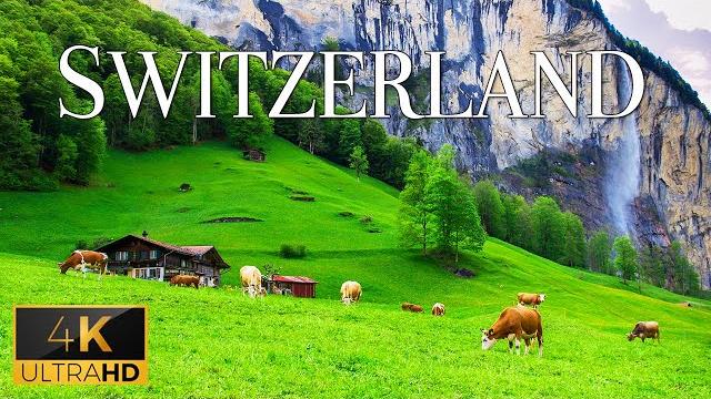 Flying over switzerland (4k video uhd) - relaxing music with beautiful nature film for stress relief Flying over switzerland (4k video uhd) - relaxing music with beautiful nature film for stress relief