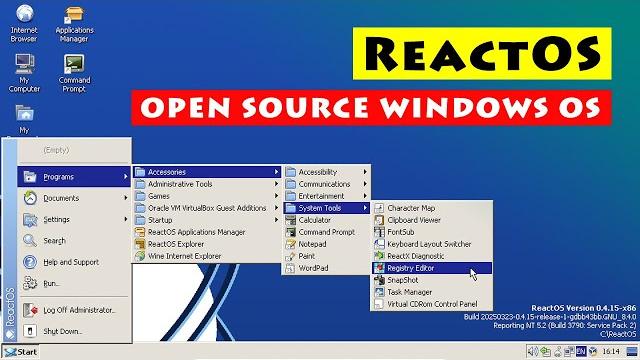 Reactos: open source windows os Reactos: open source windows os