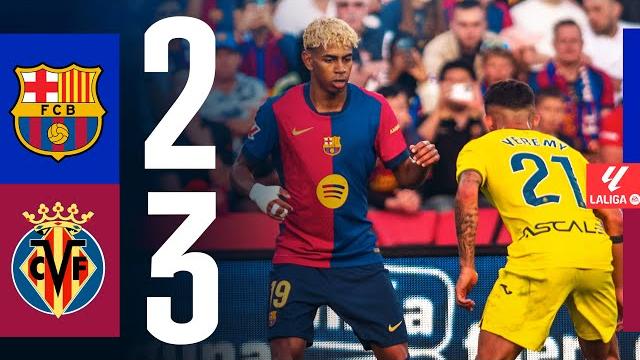 Fc barcelona 2 vs 3 villarreal | laliga 2024/25 md37 Fc barcelona 2 vs 3 villarreal | laliga 2024/25 md37