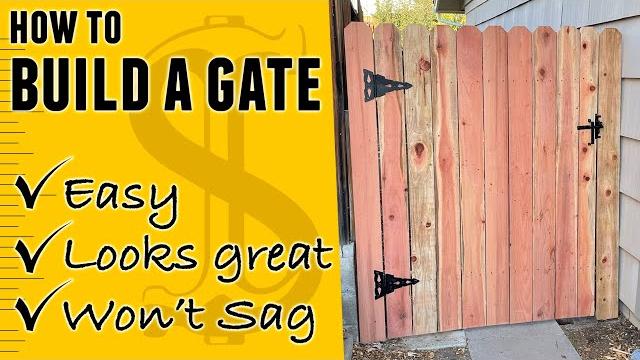 How to build a wood fence gate (step by step) How to build a wood fence gate (step by step)