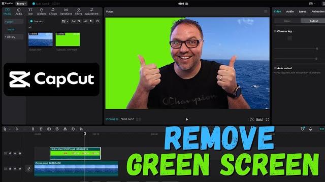 How to remove green screen on capcut pc How to remove green screen on capcut pc