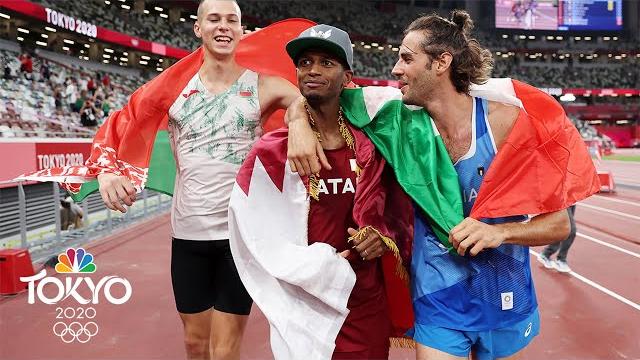 Top high jumpers decide to share gold in instant-classic final | tokyo olympics | nbc sports Top high jumpers decide to share gold in instant-classic final | tokyo olympics | nbc sports