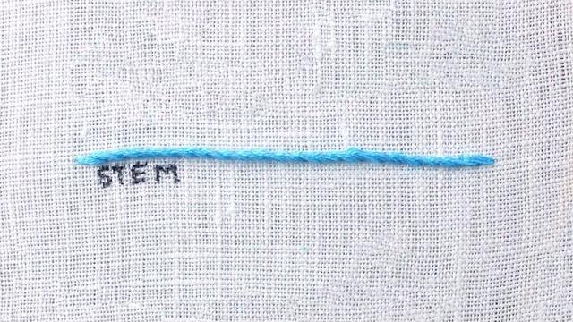 How to stem stitch How to stem stitch