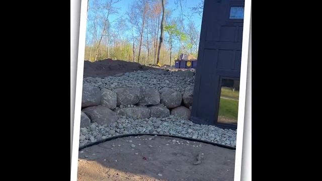 #landscaping #riverrock #cabin #lakelife #nisswa #landscaping #riverrock #cabin #lakelife #nisswa