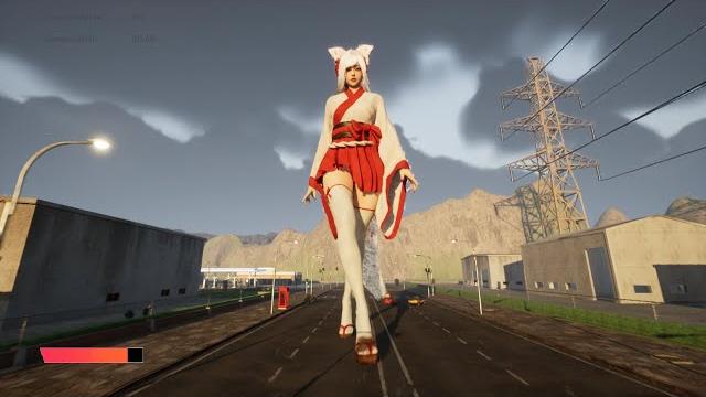 Kitsune crushing a city! giantessgameue5 demo Kitsune crushing a city! giantessgameue5 demo