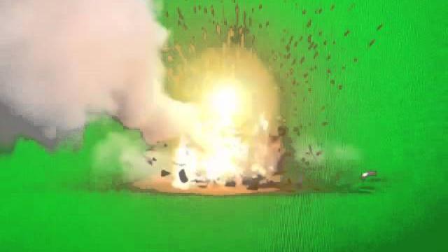 Rocket blast green screen effect Rocket blast green screen effect