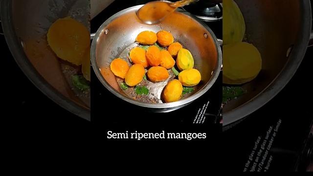 Ghotanche sasav| semi ripened mango recipe #goan Ghotanche sasav| semi ripened mango recipe #goan