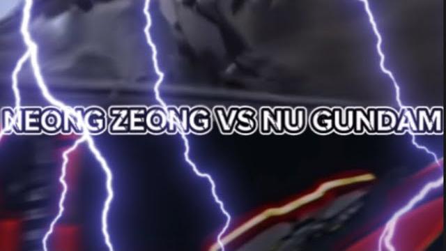Neo zeong vs nu gundam Neo zeong vs nu gundam