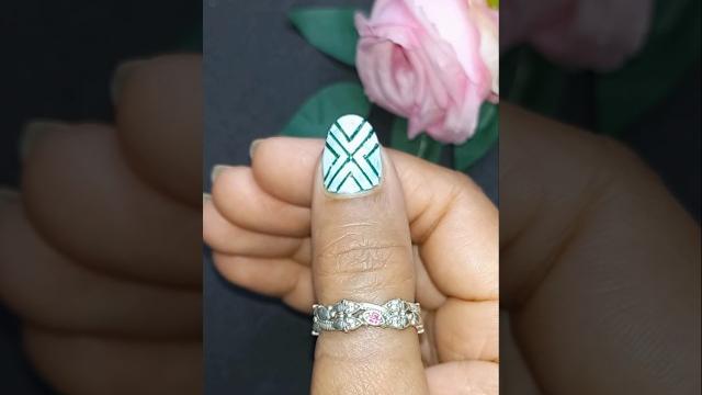 Easy & simple nail art with stripping tape at home #nailart #shorts #trending2025 #viralvideo Easy & simple nail art with stripping tape at home #nailart #shorts #trending2025 #viralvideo