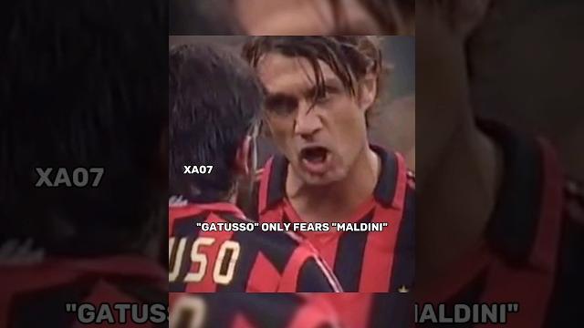 Gatusso only fears maldini #shorts #ronaldo #messi #shortsvideo Gatusso only fears maldini #shorts #ronaldo #messi #shortsvideo