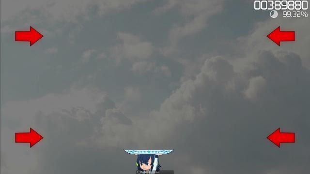 Playing white aura on osu catch Playing white aura on osu catch