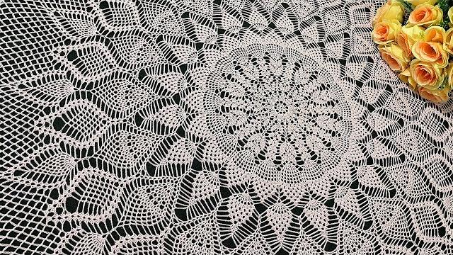 Crocheted tablecloth, renata, part 3 of 5 Crocheted tablecloth, renata, part 3 of 5