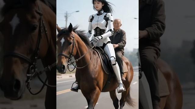 骑马机器人 #artificialintelligence #robot #shorts 骑马机器人 #artificialintelligence #robot #shorts