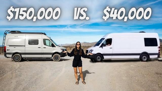 $150k vs. $40k sprinter van (full tour) $150k vs. $40k sprinter van (full tour)