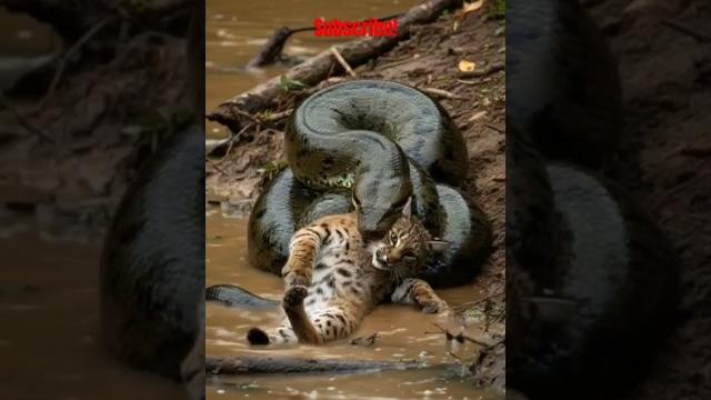 Anaconda snaps cats spine! discovery wild animal zoo, amazon! #snake #boa #sucuri #attack #danger Anaconda snaps cats spine! discovery wild animal zoo, amazon! #snake #boa #sucuri #attack #danger