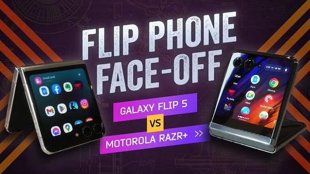 Samsung galaxy z flip 5 vs motorola razr+ Samsung galaxy z flip 5 vs motorola razr+