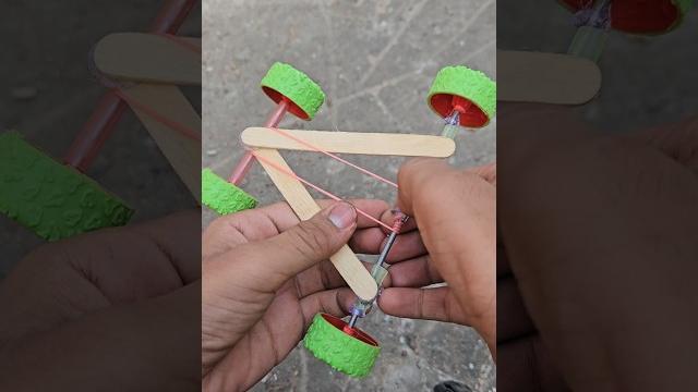 How to make a powerful ice cream stick car diy project #shorts #youtubeshort #viral How to make a powerful ice cream stick car diy project #shorts #youtubeshort #viral
