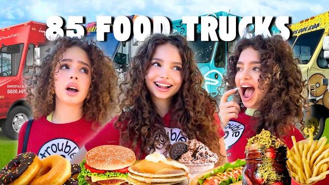 Kalogeras sisters vs worlds largest food truck challenge! Kalogeras sisters vs worlds largest food truck challenge!
