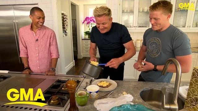 Gordon ramsay's perfect scrambled eggs tutorial | gma digital Gordon ramsay's perfect scrambled eggs tutorial | gma digital