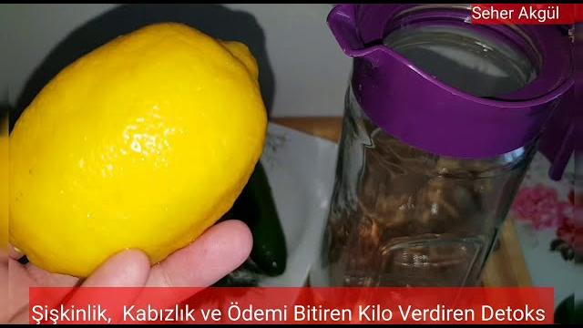 Çok faydalı bir detoks tarifi Çok faydalı bir detoks tarifi