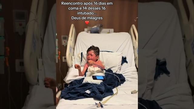 This mom got the call her son woke up from a coma after 16 days ️ This mom got the call her son woke up from a coma after 16 days ️