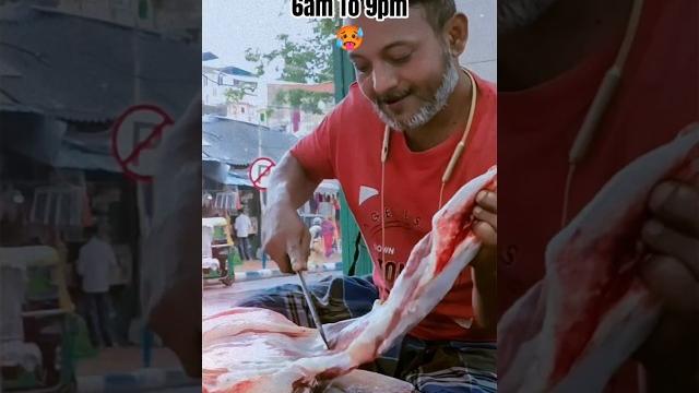 6am to 9pm pain of staff//kolkata haji meat shop/mutton sina cutting/riyaji meat shop/goat business 6am to 9pm pain of staff//kolkata haji meat shop/mutton sina cutting/riyaji meat shop/goat business