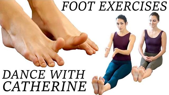 Dance foot exercises & stretches for strength, flexibility, pain relief, flat feet and ballet pointe Dance foot exercises & stretches for strength, flexibility, pain relief, flat feet and ballet pointe