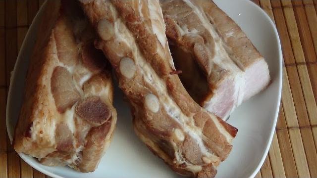 Копчение свиных рёбрышек. Копчение свиных рёбрышек.