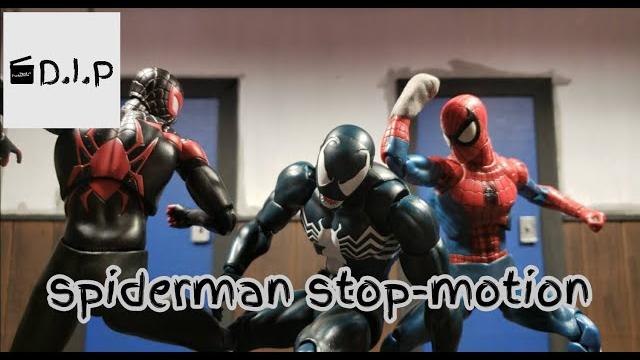 Peter and miles vs venom | spider-man stop-motion Peter and miles vs venom | spider-man stop-motion